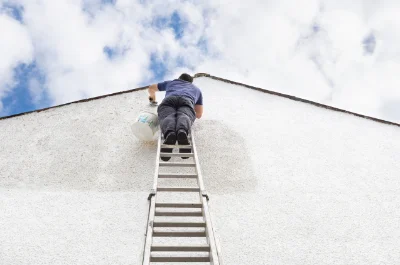 Peinture extérieure à la Chapelle-sous-Orbais — façades et ravalement