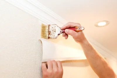 Pose de papier peint à la Chapelle-sous-Orbais — revêtements muraux et toiles de verre